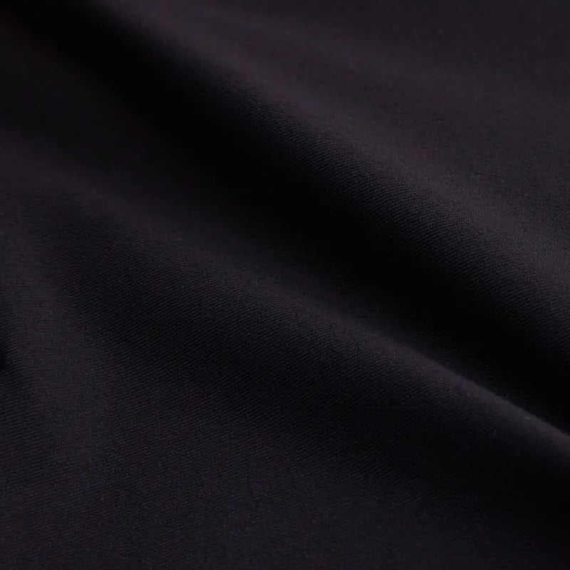 LDVK V-NECK CROPPED TOP (BLACK)