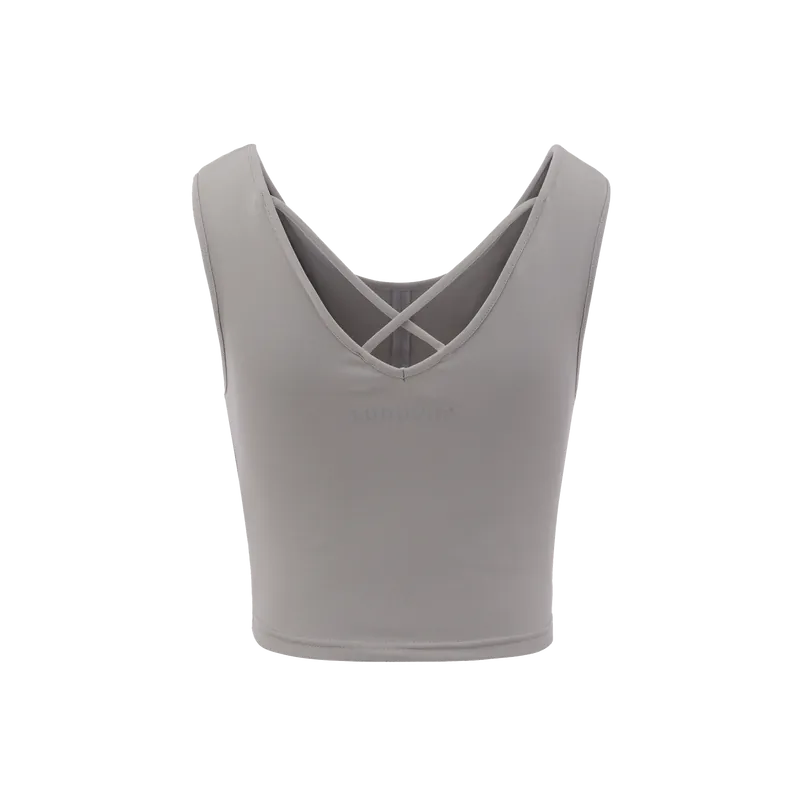 INFINITE SLEEVELESS BRATOP (GREY)