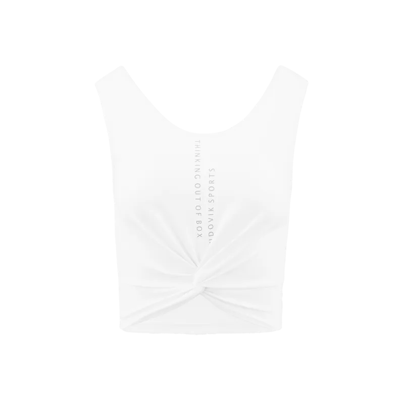 INFINITE SLEEVELESS BRATOP (WHITE)