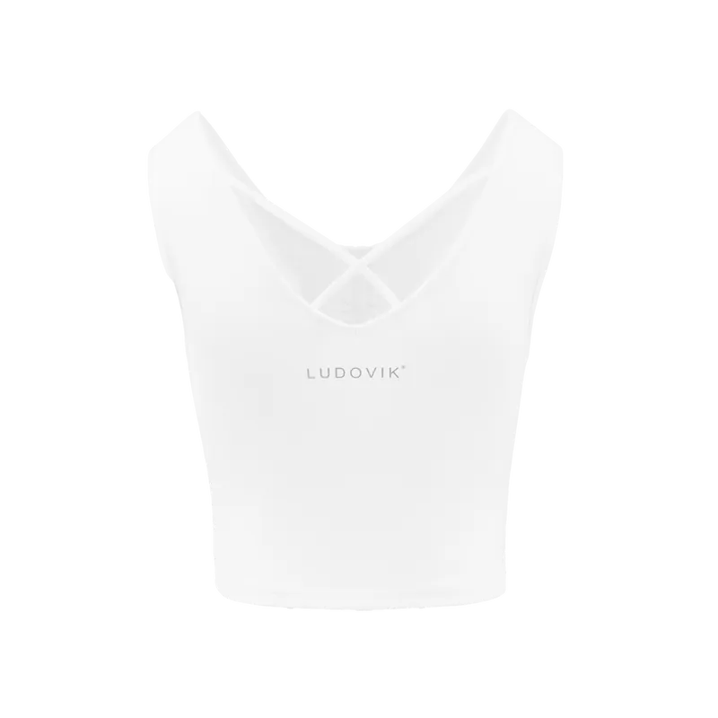 INFINITE SLEEVELESS BRATOP (WHITE)