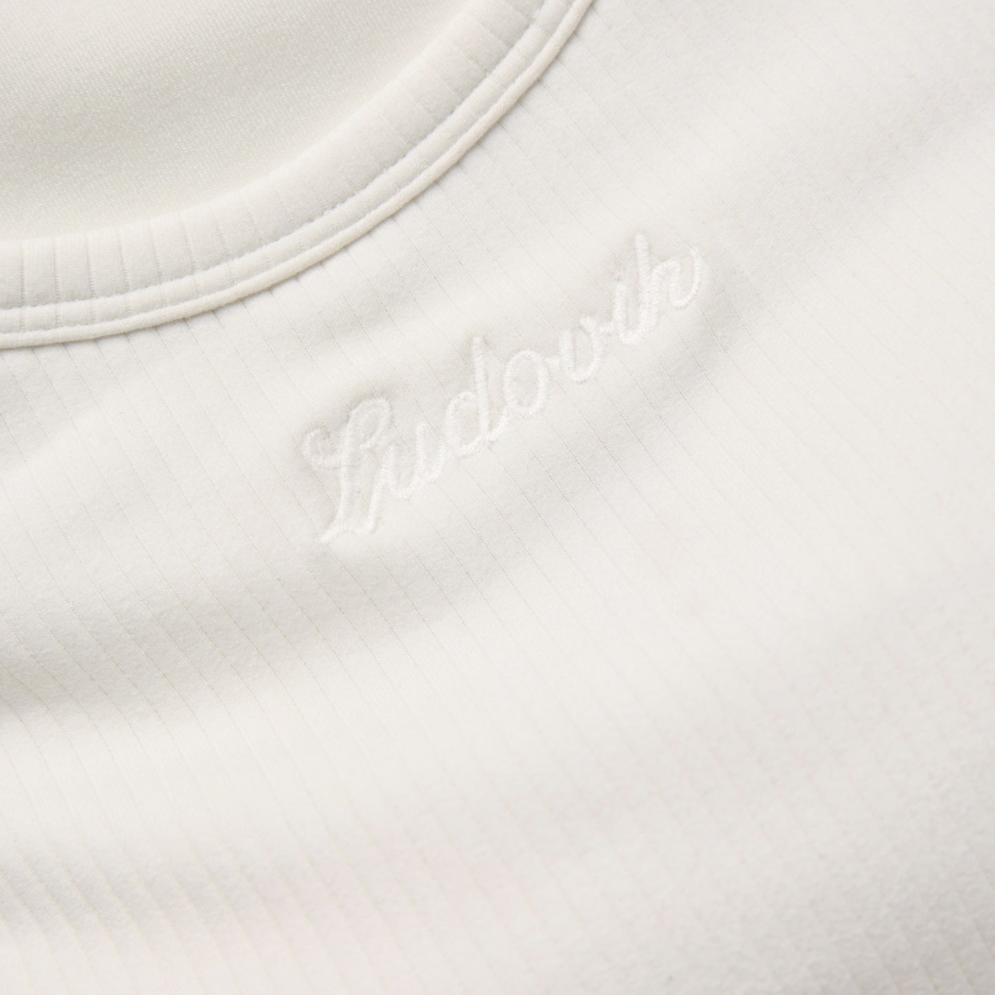 RIBBED SHIRRING TANK TOP (WHITE)