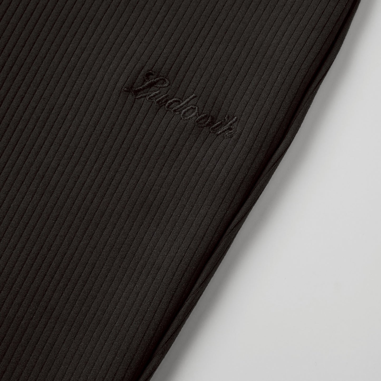 RIBBED BELL BOTTOMS (BLACK)