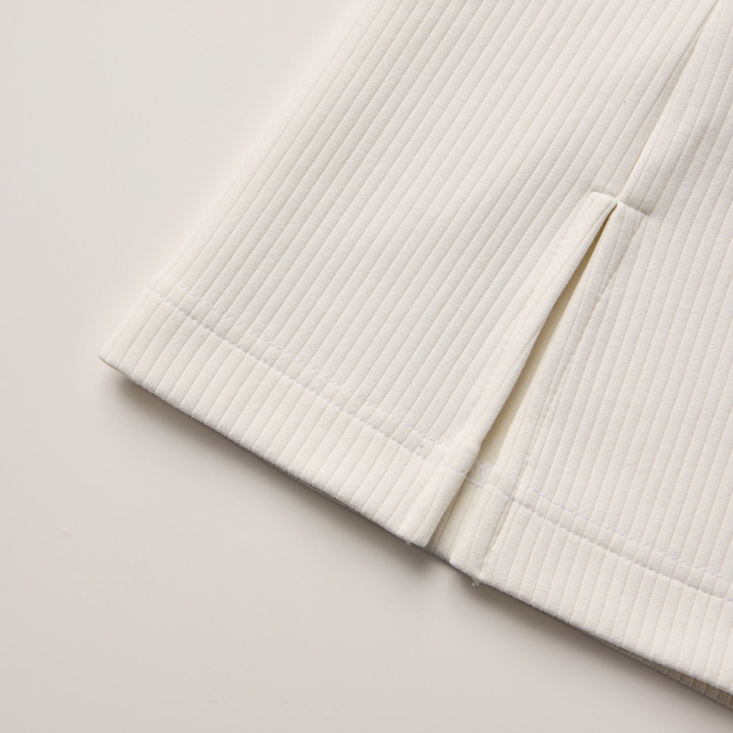 RIBBED BELL BOTTOMS (WHITE)