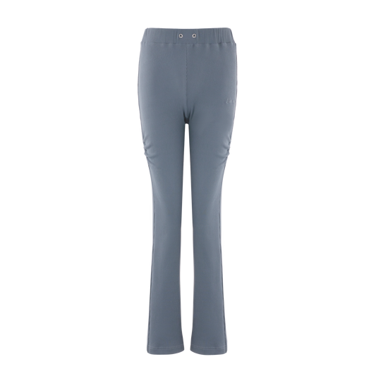 RIBBED BELL-BOTTOM PANTS (LIGHT BLUE)